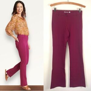 Betabrand Bootcut 2 Pocket Yoga Dress Pant Women's S Long Jam Stretch Mid Rise